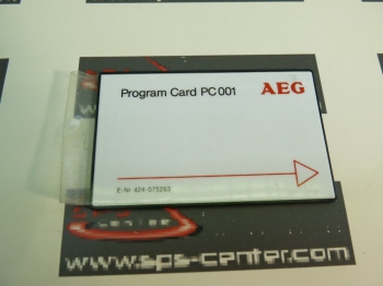 Schneider Program Card PC001