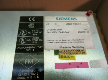 Siemens 6AV3525-1EA41-0AX1