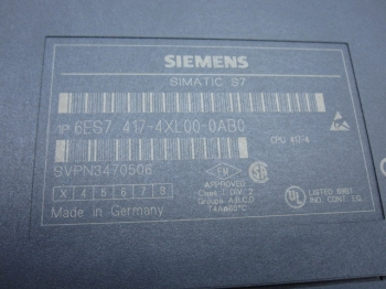 Siemens 6ES7417-4XL00-0AB0