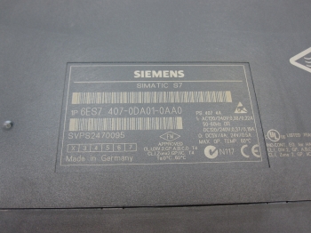 Siemens 6ES7407-0DA01-0AA0