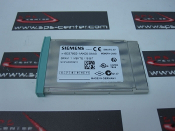 Siemens 6ES7952-1AK00-0AA0  MC 952 SRAM 1MBYTE/16 BIT