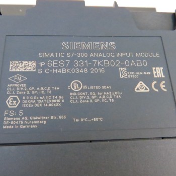 Siemens 6ES7331-7KB02-0AB0